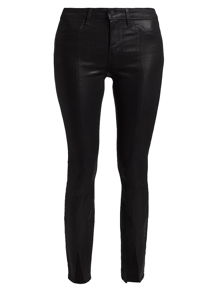 Jyothi Faux Leather Skinny Pants