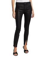 Jyothi Faux Leather Skinny Pants