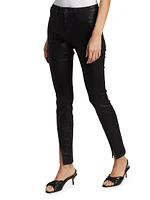 Jyothi Faux Leather Skinny Pants