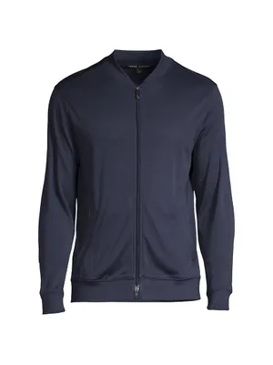 Georgia Baseball Collar Track Jacket