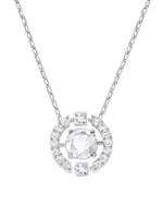 Sparkling Dance Swarovski Crystal Rhodium-Plated Necklace