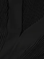 Liv Pleated Belted Minidress