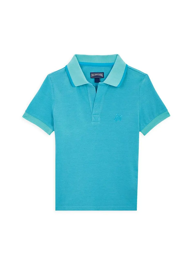 Little Boy's & Pique Changeant Polo