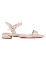 Sweet Jane Nappa Leather Flat Sandals