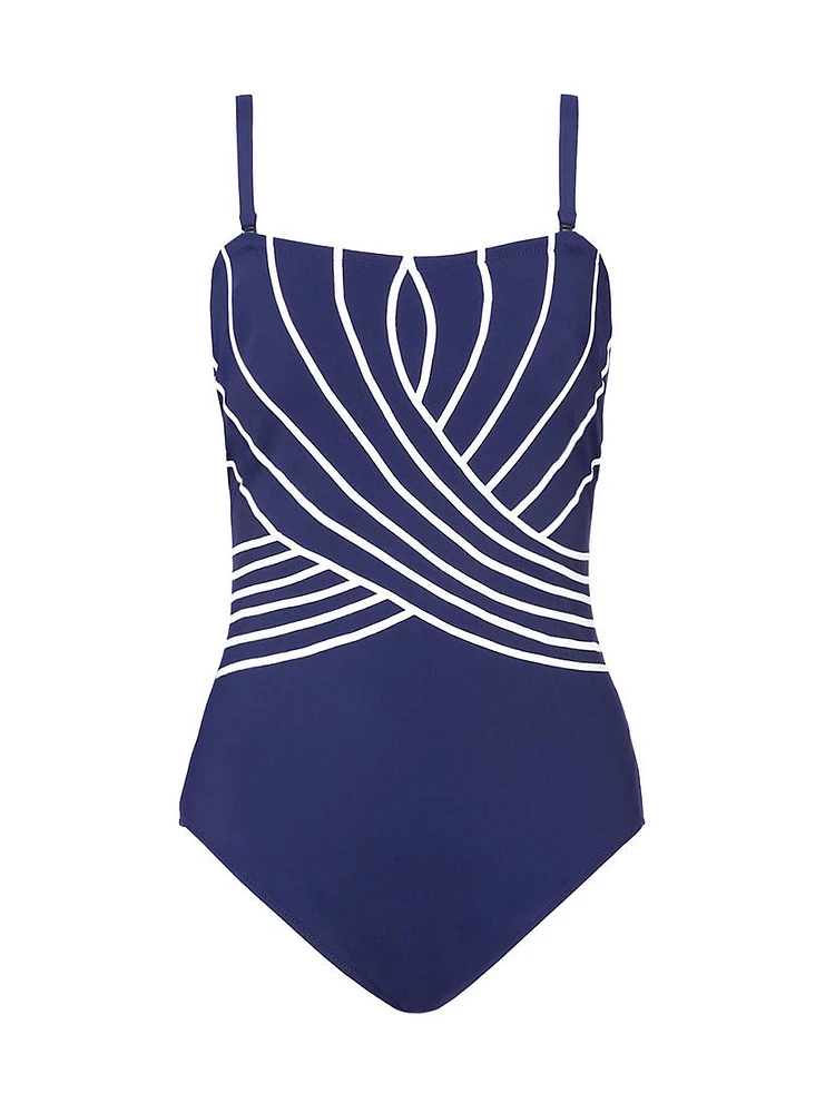 Embrace Bandeau One-Piece Swimsuit