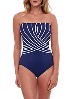 Embrace Bandeau One-Piece Swimsuit