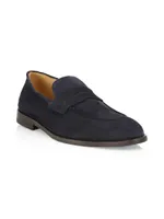 Suede Penny Loafers