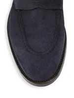 Suede Penny Loafers