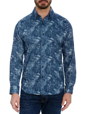 Ferndale Cotton Twill Woven Long-Sleeve Shirt