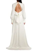 Britt Plunge A-Line Gown