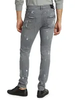 P001 Worn Stretch Skinny Jeans