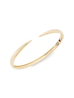 14K Yellow Gold Claw Bangle