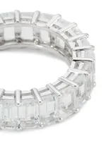 14K White Gold & Topaz Eternity Ring