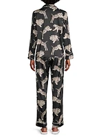 Safari Starry Nights Tiger Print Pajama Set