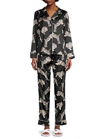 Safari Starry Nights Tiger Print Pajama Set