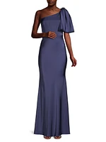 Aubrey One-Shoulder Gown