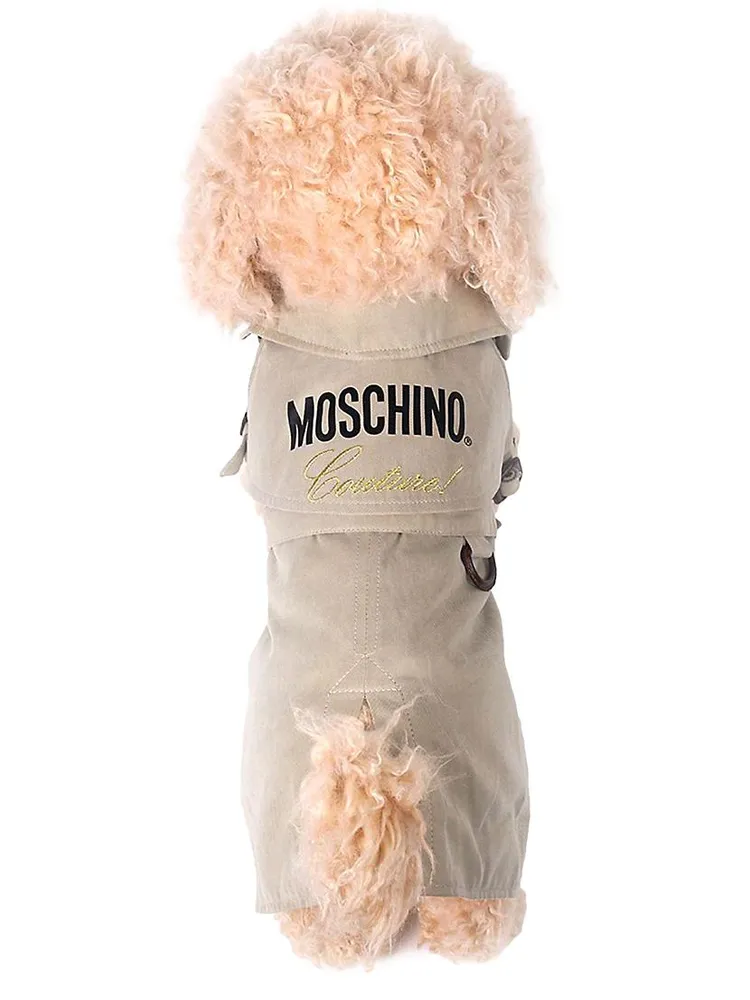 Logo Dog Trench Coat