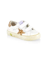 Little Girl's May School Glitter Low-Top Sneakers