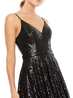 Sequined Ball Gown