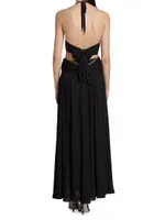 Fire Noir Cut-Out Maxi Dress