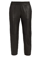 Leather Slim Fit Joggers