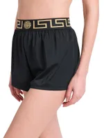 Greca Border Swim Shorts