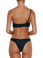 Solid Rai Cutout Bikini Top