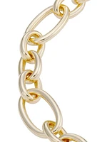 14K Yellow Gold Oval-Link Chain Bracelet