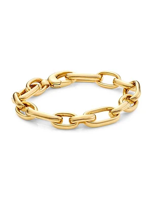 14K Gold Mixed-Link Bracelet