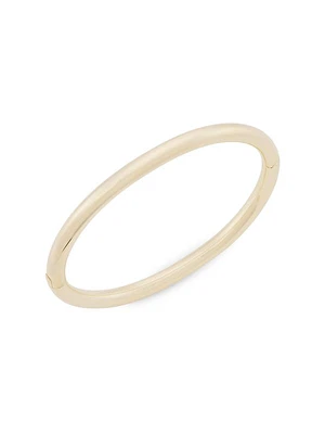 14K Yellow Gold Hinged Bangle