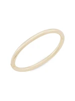 14K Yellow Gold Hinged Bangle