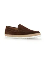 Suede Espadrille Loafers