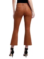 Kendra High-Rise Crop Flare Pants