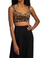 Leopard Print Crop Top