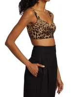 Leopard Print Crop Top