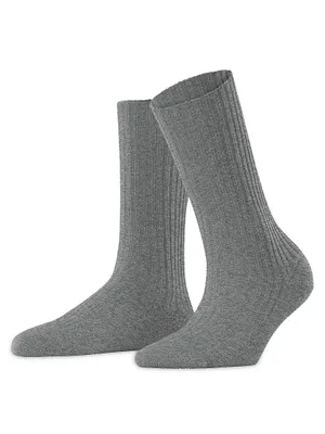 Cosy Wool-Blend Boot Socks