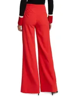 Dylan High-Waisted Wide-Leg Pants