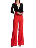 Dylan High-Waisted Wide-Leg Pants