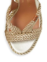 Tahiti Rope Wedge Sandals