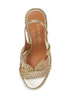 Tahiti Rope Wedge Sandals