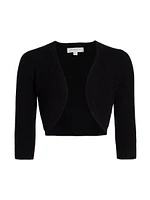 Ribbed Cashmere Shrug