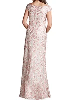 Corded Lace A-Line Gown