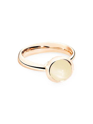 Bouton 18K Rose Gold & Moonstone Ring