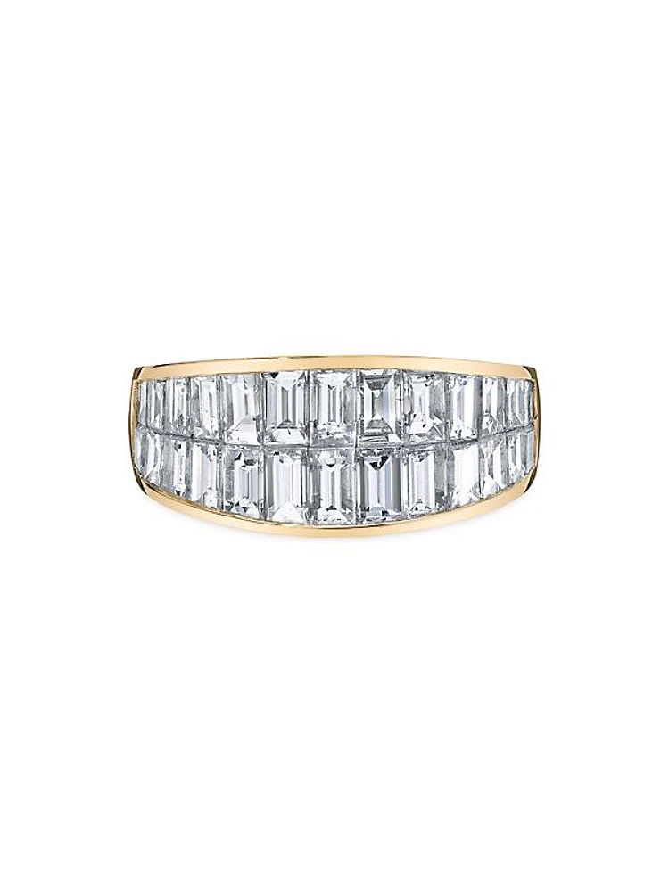 Galaxy 18K Yellow Gold & 3.52 TCW Diamonds Ring