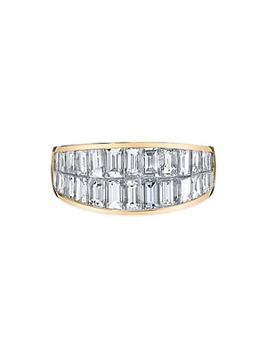 Galaxy 18K Yellow Gold & 3.52 TCW Diamonds Ring