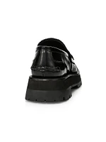 Carter Box Leather Lug Loafers