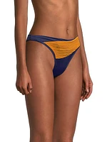 Costa Careyes Mezcal Ruched Bikini Bottom