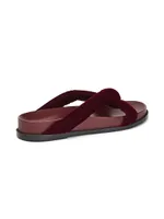 Honore Padded Velvet Sandals