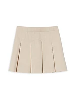 Little Girl's & Girl's Gaya Pleated 'TB' Skirt