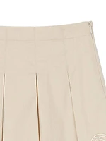 Little Girl's & Girl's Gaya Pleated 'TB' Skirt